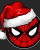 Marvel: Spider-Man Marvel: Spider-Man Men's Masked Hero Santa Hat Icon Short Sleeve Graphic T-Shirt - 2