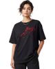Marvel: Spider-Man Marvel: Spider-Man Womens Marvel Spider-Man Vintage Red Wraith Shadow Pose Boyfriend T Shirt - 1