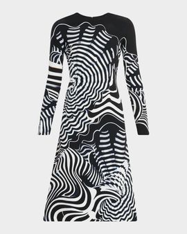 Mary Katrantzou - Hollie Floral Animal-Print Pleated Sleeveless Midi Dress