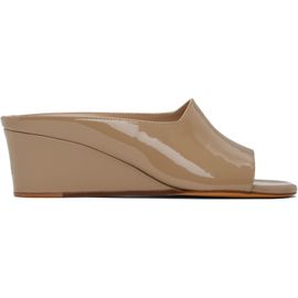 Maryam Nassir Zadeh Maryam Nassir Zadeh Beige Yves Wedge Heeled Sandals