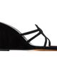 Maryam Nassir Zadeh Maryam Nassir Zadeh Black Opera Wedge Heeled Sandals - 1