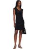 Maryam Nassir Zadeh Maryam Nassir Zadeh Black Reneir Midi Dress - 4