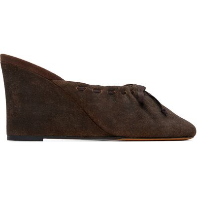 Maryam Nassir Zadeh Maryam Nassir Zadeh Brown Ballet Wedge Heels