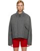Maryam Nassir Zadeh Maryam Nassir Zadeh Gray Augusta Jacket - 1