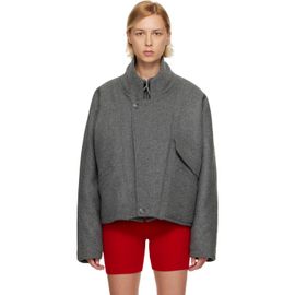 Maryam Nassir Zadeh Maryam Nassir Zadeh Gray Augusta Jacket