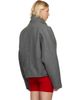 Maryam Nassir Zadeh Maryam Nassir Zadeh Gray Augusta Jacket - 3