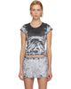 Maryam Nassir Zadeh Maryam Nassir Zadeh Gray Isla T-shirt - 1