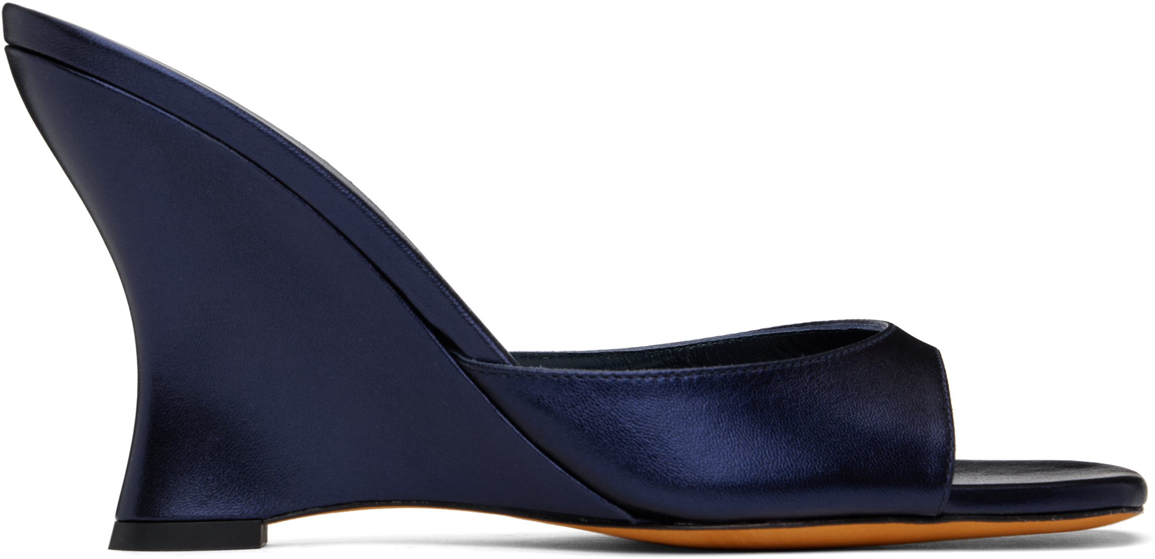 Maryam Nassir Zadeh - Navy Lido Wedge Heeled Sandals