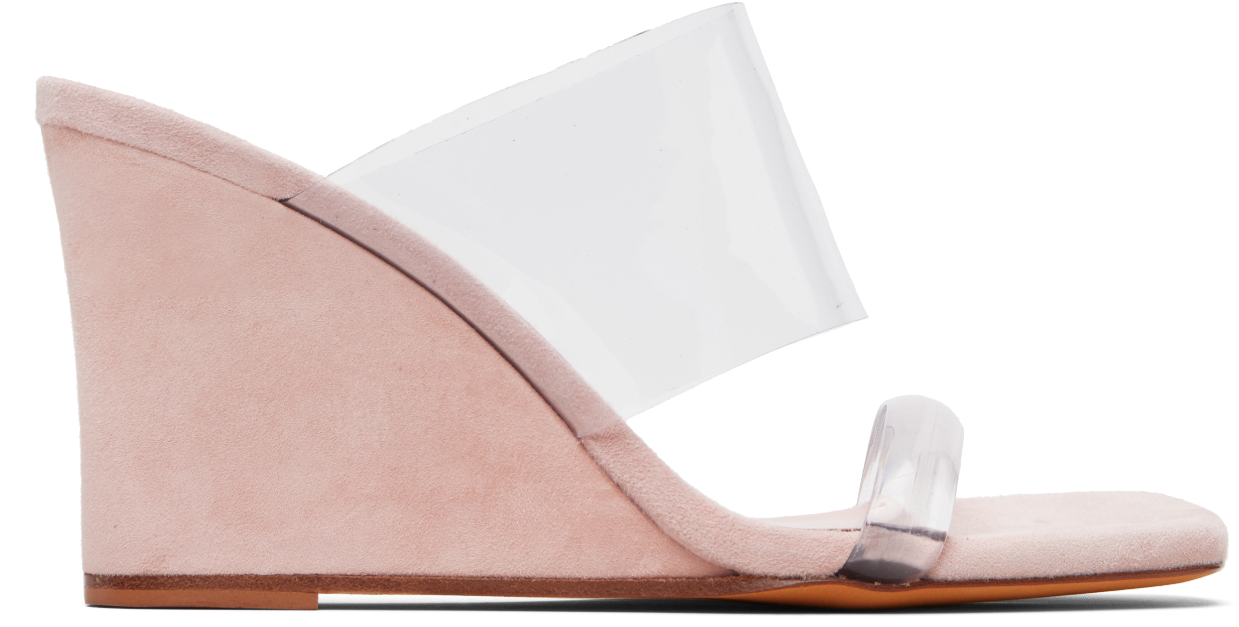 Maryam Nassir Zadeh - Pink Olympia Wedge Heeled Sandals