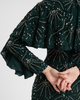 MARYISA MARYISA Modest Embellished Sequin Beaded Dress Maxi With Cape Style Top - 3