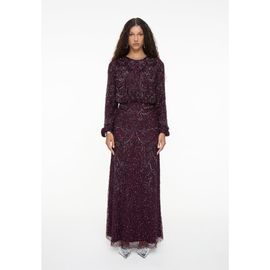 MARYISA MARYISA Modest Embellished Sequin Dress
