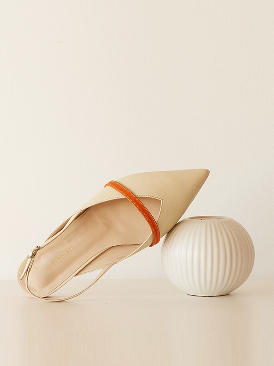 MARYRINGO Anne Line Flat - Orange