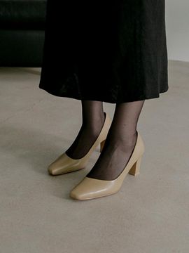 MARYRINGO Jane unbalance pumps _ beige