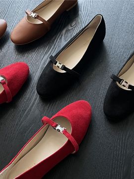 MARYRINGO Susan Buckle Strap Flats _ 3colors