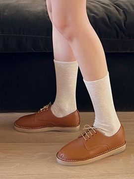 MARYRINGO Susan Shrunken Oxford Shoes_Brown