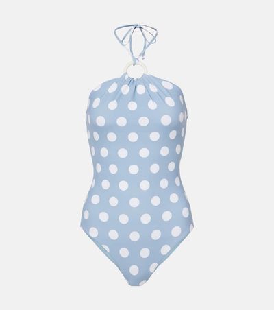 Marysia Marysia Avalon halterneck polka-dot swimsuit