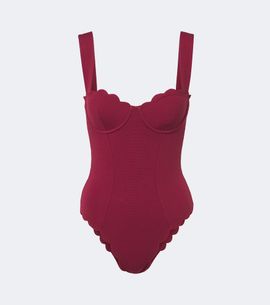 Marysia Marysia La Roche scalloped swimsuit