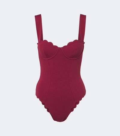 Marysia Marysia La Roche scalloped swimsuit