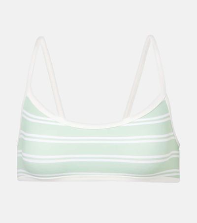 Marysia Marysia Ligne striped bikini top