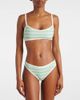 Marysia Marysia Ligne striped bikini top - 2
