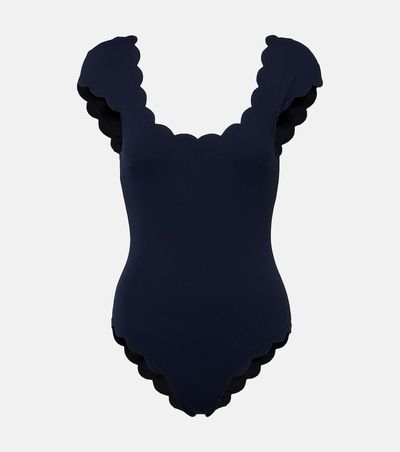 Marysia Marysia Mexico reversible scalloped swimsuit