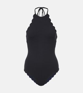 Marysia Marysia Mott reversible scalloped swimsuit