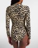 Marysia Marysia Northsea leopard-print rashguard swimsuit - 3