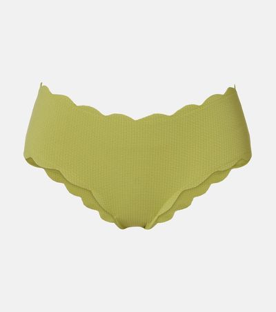 Marysia Marysia Spring scalloped mid-rise bikini bottoms