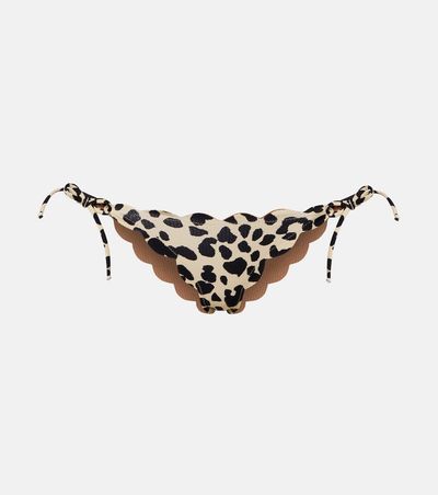 Marysia Marysia Tie Side scalloped bikini bottoms