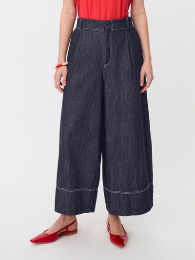 Masai Copenhagen Masai Copenhagen High-Rise Wide-Leg Cropped Jeans