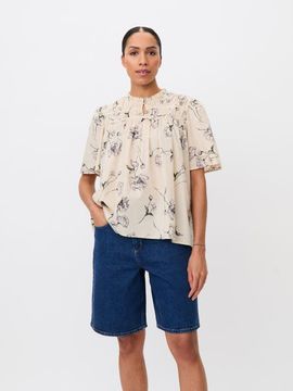 Masai Copenhagen Masai Copenhagen Madanythra Keyhole Floral Blouse