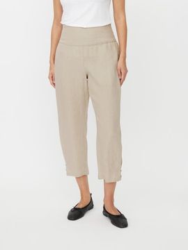 Masai Copenhagen Masai Copenhagen Mapenna Cropped Linen Trousers