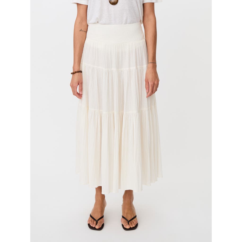 Masai Copenhagen Masai Copenhagen Masable Smocked Waist Tiered Midi Skirt