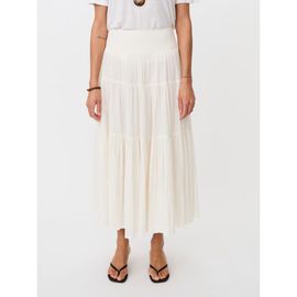 Masai Copenhagen Masai Copenhagen Masable Smocked Waist Tiered Midi Skirt