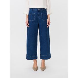 Masai Copenhagen Masai Copenhagen Mid-Rise Wide-Leg Cropped Jeans