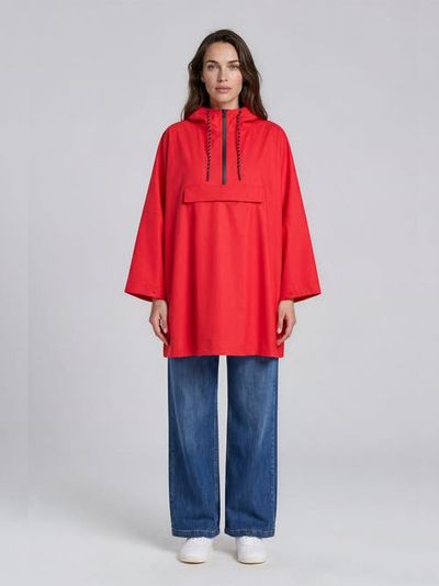 Masai Copenhagen Masai Copenhagen Zip-Front Hooded Poncho
