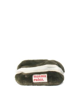 Masmarulez Hapoom pencil cosmetic pouch _ Bodry Green