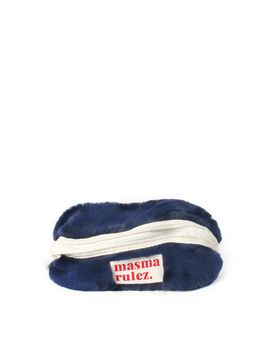 Masmarulez Hapoom pencil cosmetic pouch _ Bodry Navy