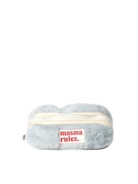 Masmarulez Hapoom pencil cosmetic pouch _ Bodry Pastel Blue