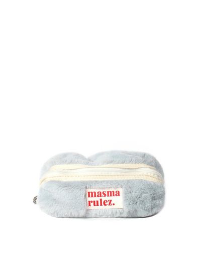 Masmarulez Hapoom pencil cosmetic pouch _ Bodry Pastel Blue