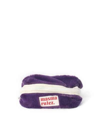 Masmarulez Hapoom pencil cosmetic pouch _ Bodry Purple