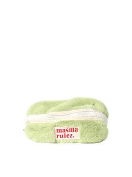 Masmarulez Hapoom pencil cosmetic pouch _ Bodry Yellow Green