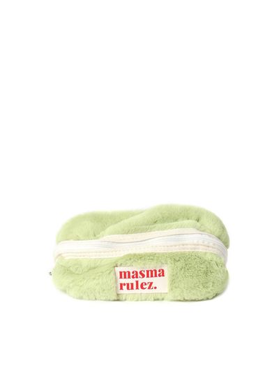 Masmarulez Hapoom pencil cosmetic pouch _ Bodry Yellow Green