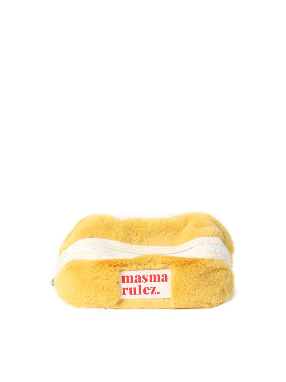 Masmarulez Hapoom pencil cosmetical pouch_Bodry yellow