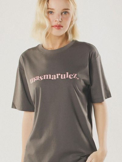 Masmarulez mama cool cotton T-shirt_Dark gray