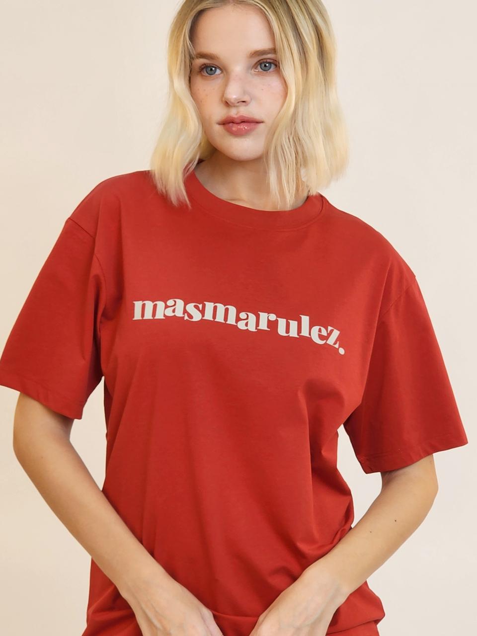 Masmarulez mama cool cotton T-shirt_Red
