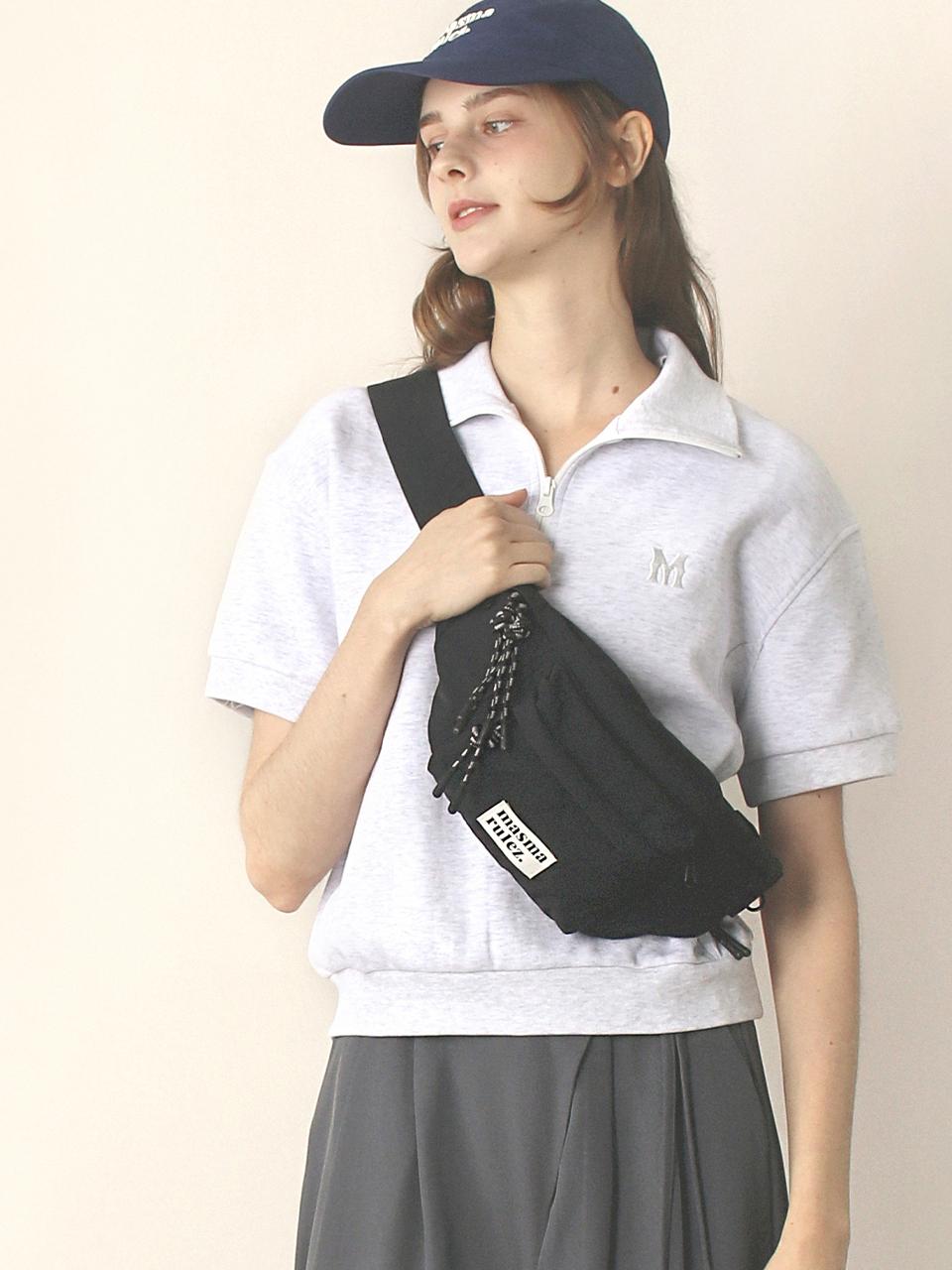 Masmarulez Mama Sling Waist Bag [Black]