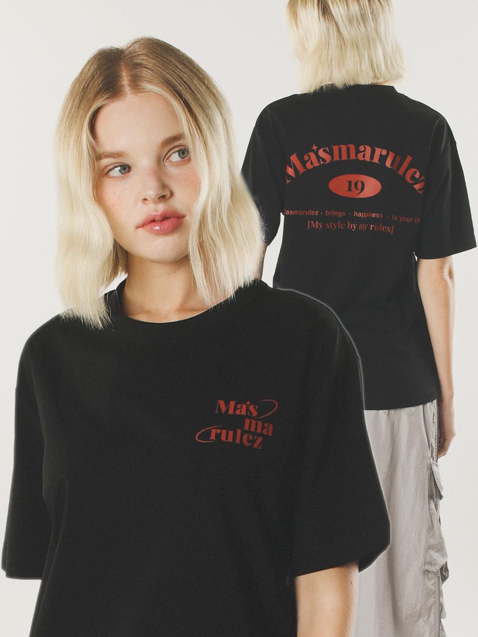 Masmarulez mars planet cool cotton T-shirt _Black