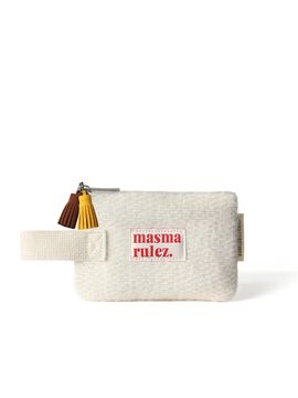 Masmarulez Mini Strap Chenille Pouch [Ivory]