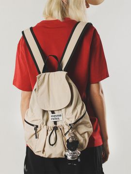 Masmarulez mini ver. flap backpack _ Beige